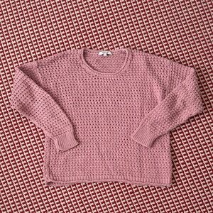 Madewell Dusty Rose Knit Sweater